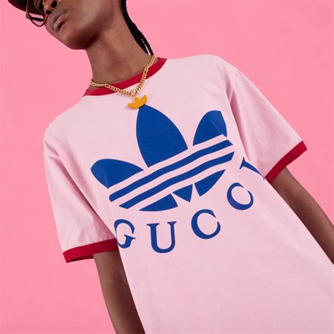 chandal adidas gucci|gucci adidas t shirts.